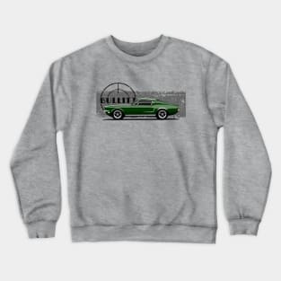 The iconic muscle car from McQueen movie Crewneck Sweatshirt